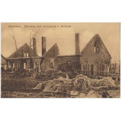 Warszawa. Zburzony dom włościanina w Policznie