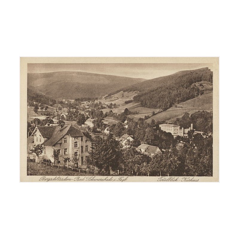 Bergschlösschen - Bad Schwarzbach i. Isgb. Totalblick - Kurhaus