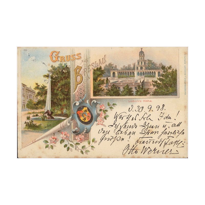 Gruss aus Breslau. Liebich's Höhe. 164