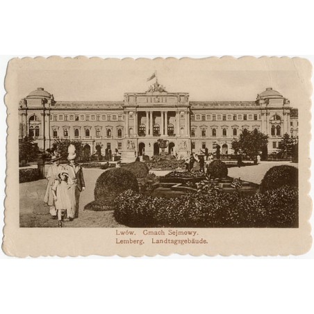 Lwów. Gmach Sejmowy. Lemberg. Landtagsgebäude