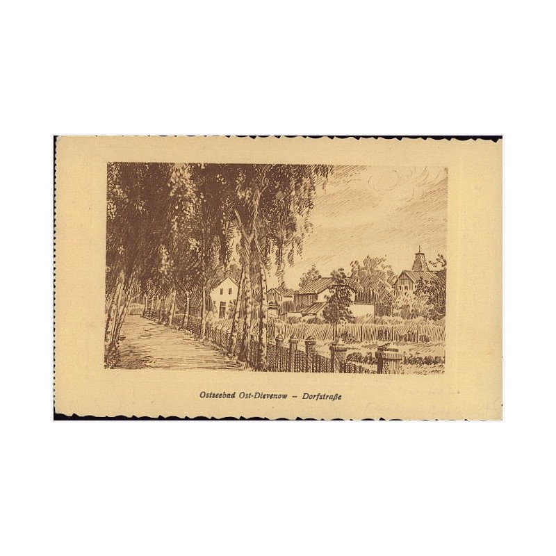 Ostseebad Ost-Dievenow - Dorfstraße