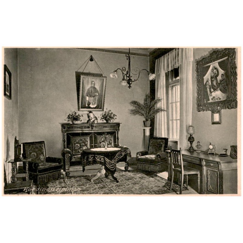Kardinalszimmer. / Rewers: Pensionat der Ursulinen. Carlowitz bei Breslau.
