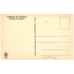 Kardinalszimmer. / Rewers: Pensionat der Ursulinen. Carlowitz bei Breslau.