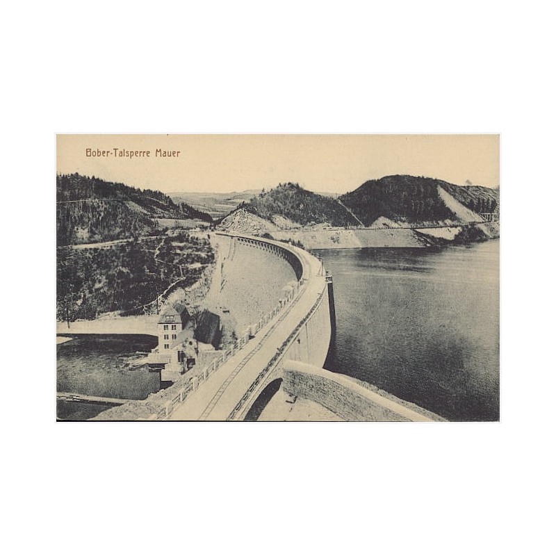 Bober-Talsperre Mauer