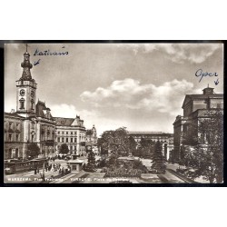 Warszawa. Plac Teatralny - Varsovie. Place du Théâtre