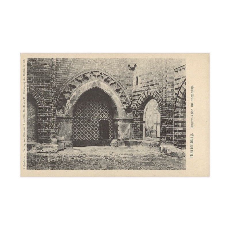 Marienburg. Inneres Chor im Hochschloß