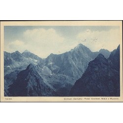 Tatry. Gierlach (Garłuch) i Polski Grzebień. Widok z Młynarza