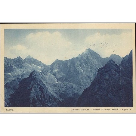 Tatry. Gierlach (Garłuch) i Polski Grzebień. Widok z Młynarza