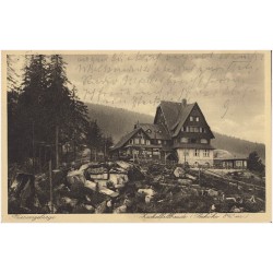 Riesengebirge. Zackelfallbaude (Seehöhe 842 m)