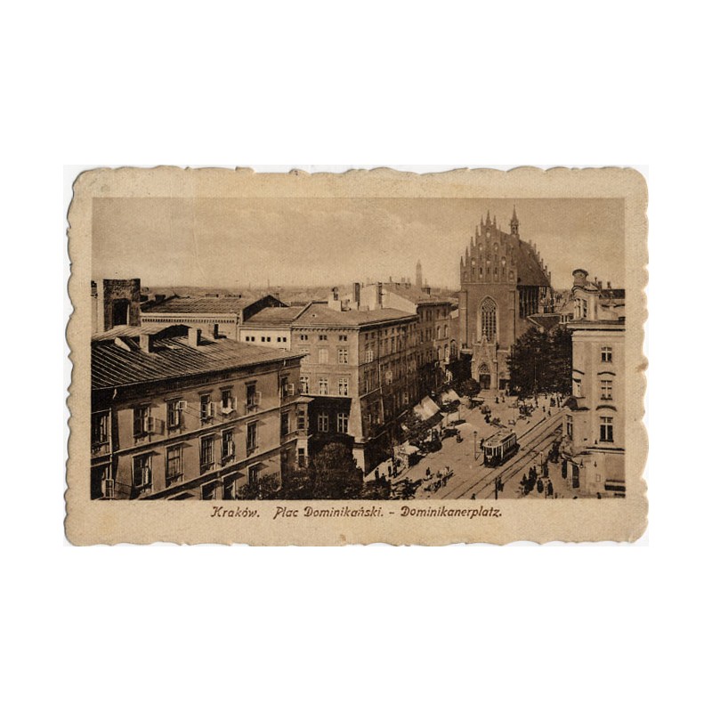 Kraków. Plac Dominikański. - Dominikanerplatz