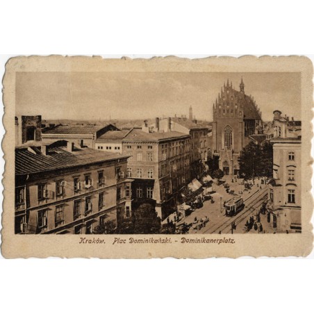 Kraków. Plac Dominikański. - Dominikanerplatz