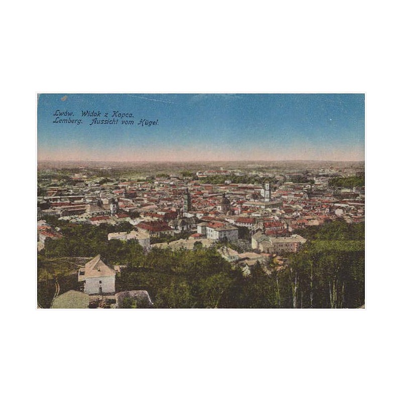 Lwów. Widok z Kopca. Lemberg. Aussicht vom Hügel
