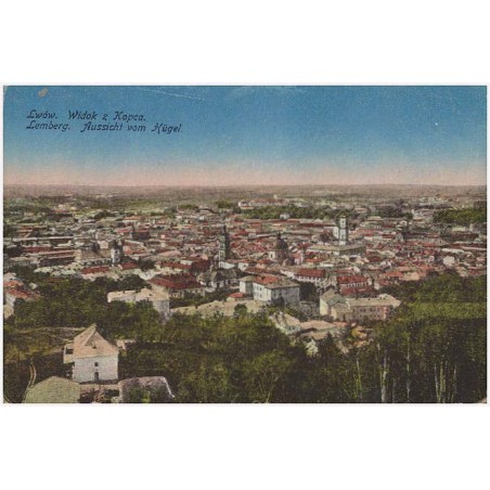 Lwów. Widok z Kopca. Lemberg. Aussicht vom Hügel