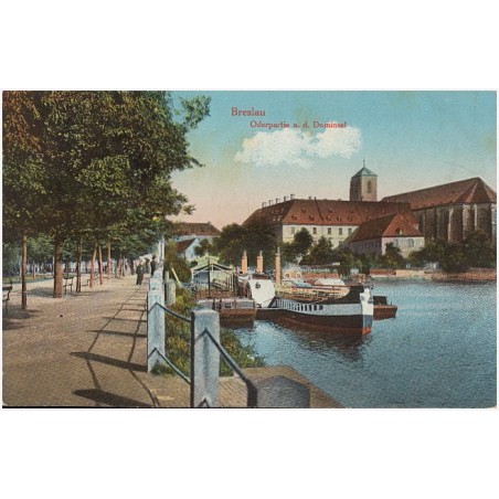 Breslau. Oderpartie a.d. Dominsel