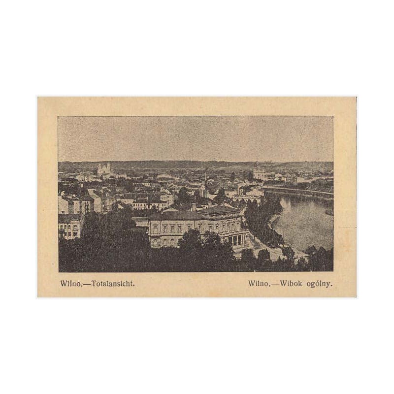 Wilno. - Totalansicht. Wilno. - Wibok[!] ogólny [z Góry Zamkowej]