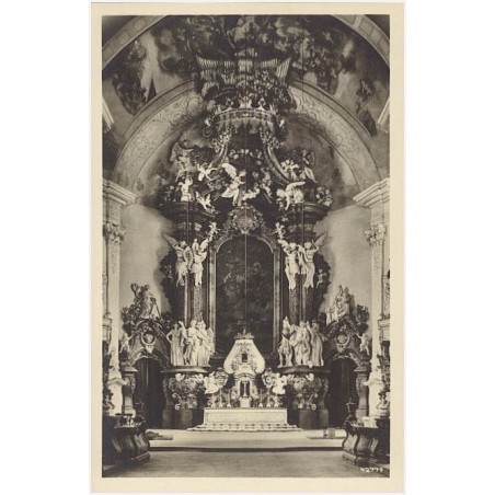 42779 Grüssau i. Schlesien. Hochaltar der Marienkirche