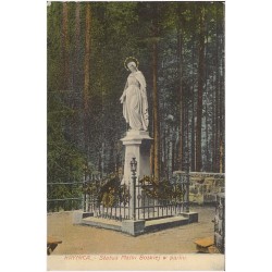 Krynica. - Statua Matki Boskiej w parku. 8670
