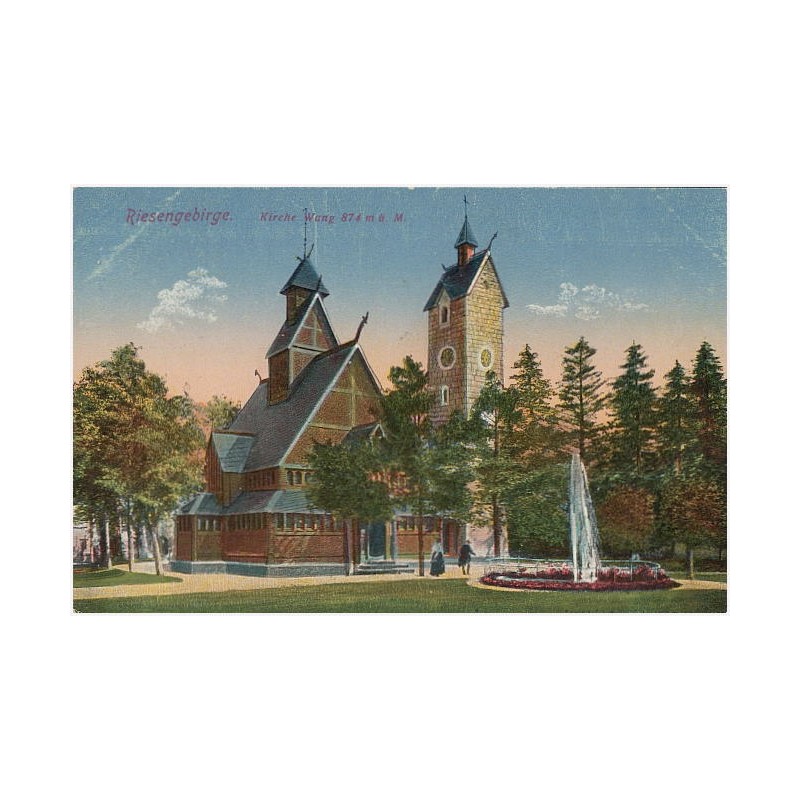 Riesengebirge. Kirche Wang, 874 m ü. M