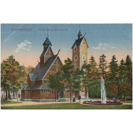 Riesengebirge. Kirche Wang, 874 m ü. M