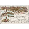 Gruss aus Guben. Rathaus. Neisse-Berge. Sieges Denkmal. 1571