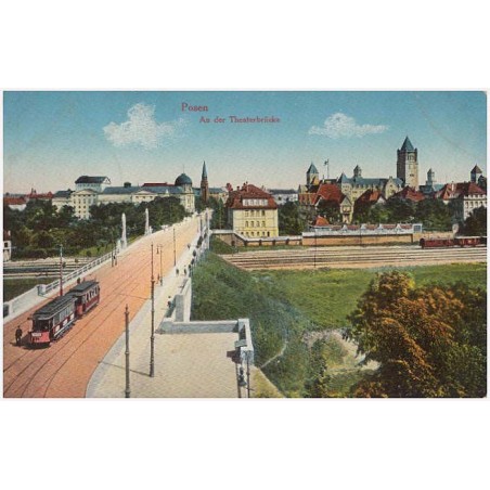 Posen. Am der Theaterbrücke