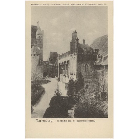 Marienburg. Mittelschloßhof u. Hochmeisterpalast