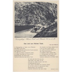 Riesengebirge. Kleiner Teich mit Baude 1183 m ü.M. Das Lied vom Kleinen Teich von Curt Röhricht. [...]