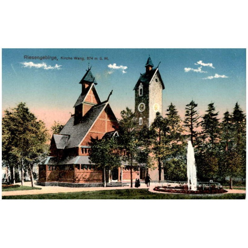 Riesengebirge, Kirche Wang, 874 m. ü. M.