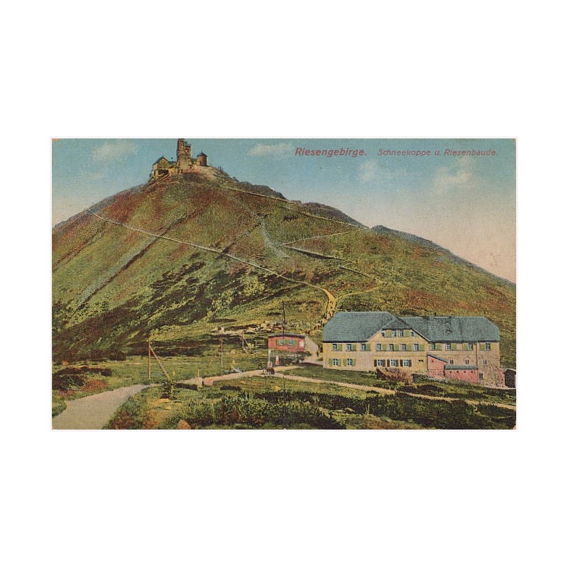 Riesengebirge. Schneekoppe u. Riesenbaude