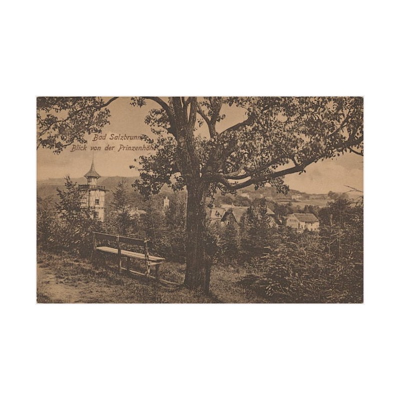 Bad Salzbrunn. Blick vom der Prinzenhöhe
