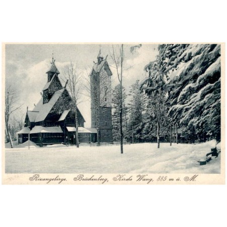 Riesengebirge. Brückenberg, Kirche Wang, 885 m. ü. M.