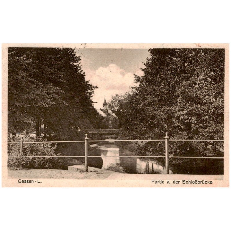 Gassen - L. Partie v. der Schloßbrücke