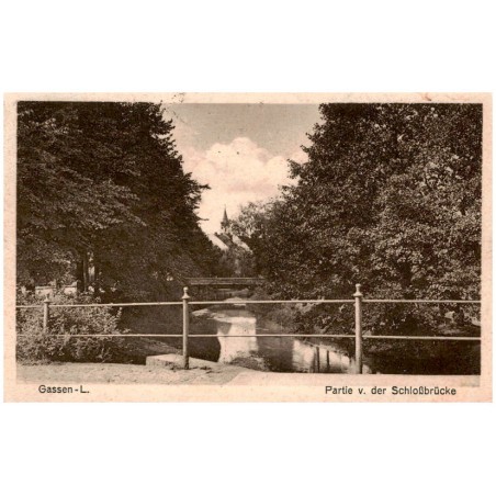 Gassen - L. Partie v. der Schloßbrücke