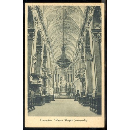 Częstochowa. Wnętrze Bazyliki Jasnogórskiej.