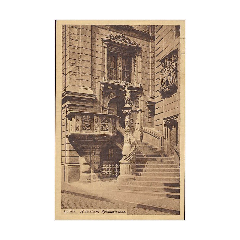 Görlitz. Historische Rathaustreppe