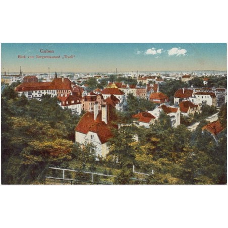 Guben. Blick vom Bergrestaurant "Tivoli"