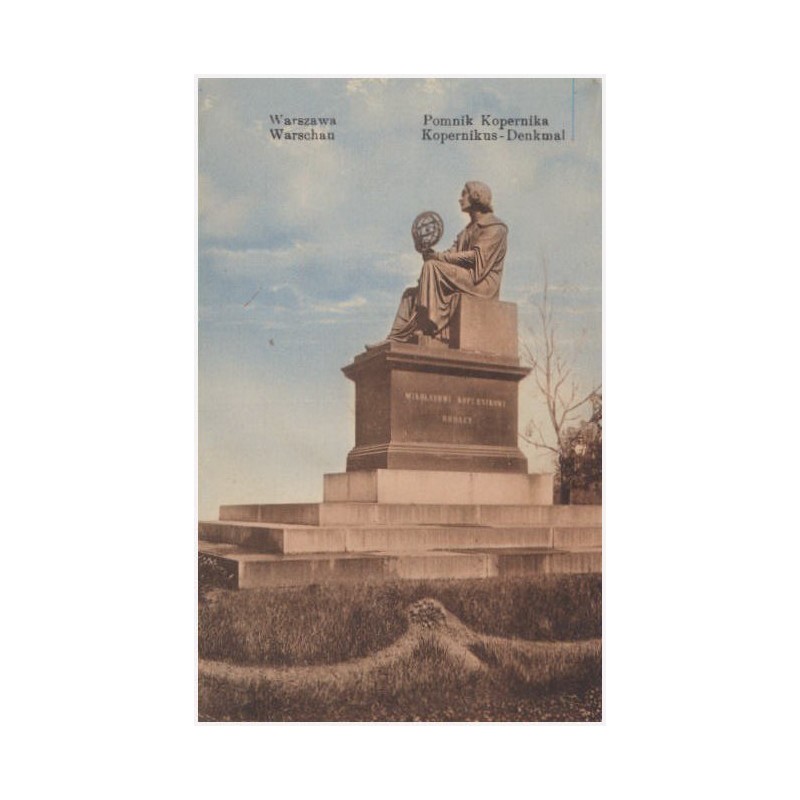 Warszawa. Pomnik Kopernika. Warschau. Kopernikus-Denkmal