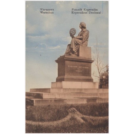 Warszawa. Pomnik Kopernika. Warschau. Kopernikus-Denkmal