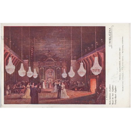 Wieliczka. Sala balowa "Łętów". Saal de bal "Łętów". Tanz-Saal Łętów. A. Mroczkowski
