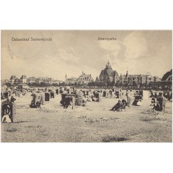 Ostseebad Swinemünde. Strandpartie