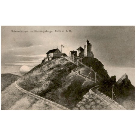 Schneekoppe im Riesengebirge, 1605 m ü. M.