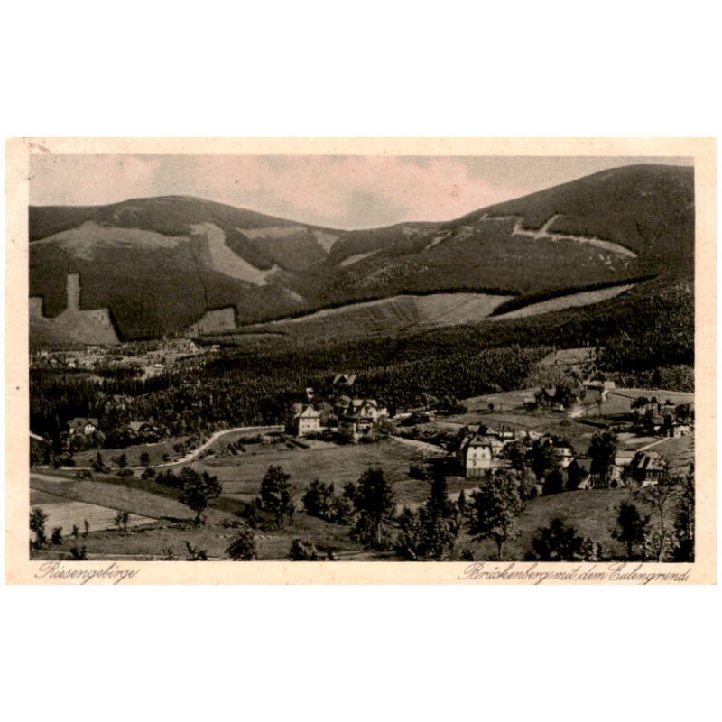 Riesengebirge. Brückenberg mit dem Eulengrund.