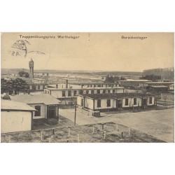 Truppenübungsplatz Warthelager. Barackenlager