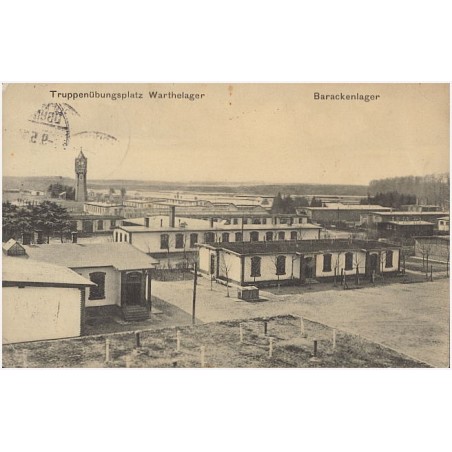 Truppenübungsplatz Warthelager. Barackenlager