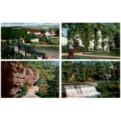 Bad Hermsdorf a. K. Kurhaus. Kurpark. Kurpark. Partie im Kurpark