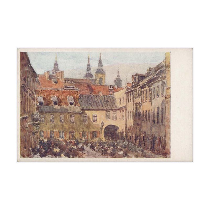 T. Cieślewski. Warszawa - Stare Miasto (Ulica Szeroki Dunaj)