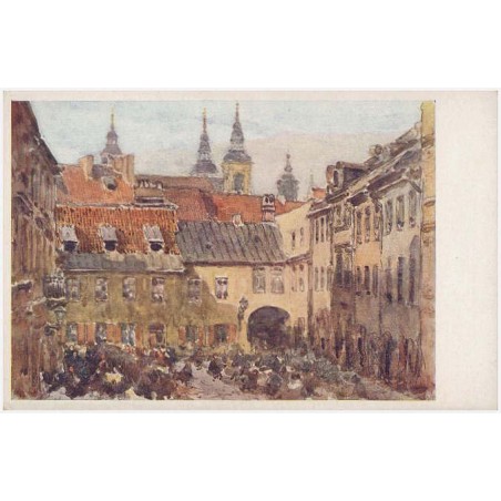 T. Cieślewski. Warszawa - Stare Miasto (Ulica Szeroki Dunaj)