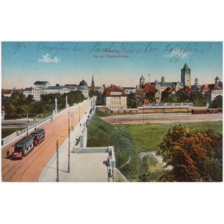 Posen. Am der Theaterbrücke