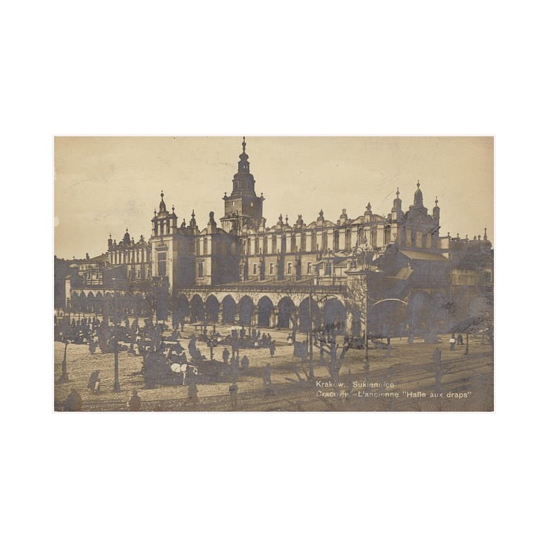Kraków. Sukiennice. Cracovie. L'ancienne "Halle aux draps"