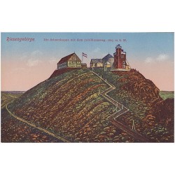 Riesengebirge. Die Schneekoppe mit dem Jubiläumsweg. 1605 m ü. M